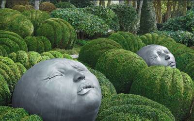 Огромные головы на кустах и ​​космические пейзажи: как выглядит сад эмоций во Франции - 24tv.ua - Франция - Львов