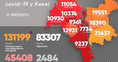 Виталий Кличко - Коронавирус не отступает: Кличко опубликовал статистику заражений в Киеве на 11 февраля - dsnews.ua - Киев