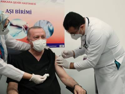 Фахреттин Коджа - Реджеп Эрдоган - Эрдоган получил вторую дозу китайской вакцины от COVID-19, которую заказала Украина - gordonua.com - Турция - Китай