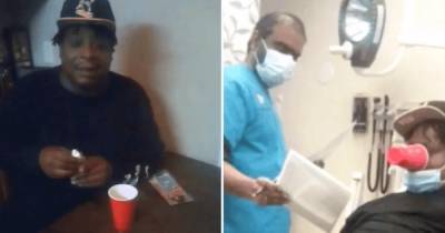 Новая жертва Gorilla Glue: американец приклеил к лицу стаканчик и оказался в хирургии (видео) - focus.ua - Сша