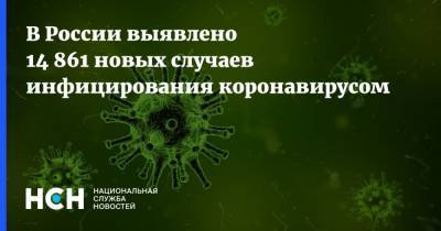 В России выявлено 14 861 новых случаев инфицирования коронавирусом - nsn.fm - Россия