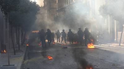 В Греции полиция применила слезоточивый газ против протестующих - russian.rt.com - Греция