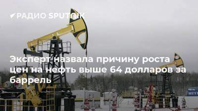Наталья Мильчакова - Эксперт назвала причину роста цен на нефть выше 64 долларов за баррель - smartmoney.one - Лондон