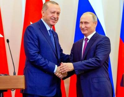 Владимир Путин - Тайип Эрдоган - Путин и Эрдоган обсудили борьбу с COVID, Карабах, Сирию и Ливию - novostidnya24.ru - Россия - Турция - Сирия - Ливия