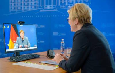 Ангела Меркель - Ингрида Шимоните - Премьер Литвы обсудила с канцлером Германии сотрудничество в поставках вакцины - obzor.lt - Евросоюз - Литва