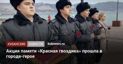 Акция памяти «Красная гвоздика» прошла в городе-герое - kubnews.ru - Новороссийск