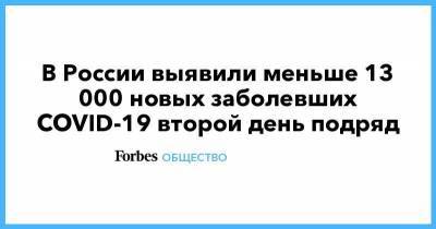 В России выявили меньше 13 000 новых заболевших COVID-19 второй день подряд - smartmoney.one - Россия