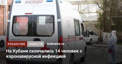 На Кубани скончались 14 человек с коронавирусной инфекцией - kubnews.ru - Сочи - Краснодар - Геленджик - Крымск - район Темрюкский