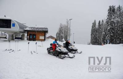 Владимир Путин - Александр Лукашенко - ФОТОФАКТ: Лукашенко и Путин катаются на лыжах и на снегоходах - ont.by - Россия - Сочи