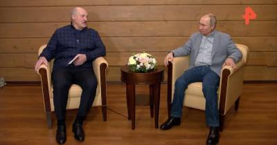Владимир Путин - Александр Лукашенко - Завершилась продолжавшаяся более 6 часов встреча Путина и Лукашенко - ren.tv - Россия - Сочи
