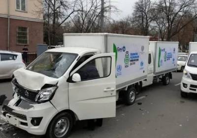 В Ташкенте колонна грузовиков, предназначенных для вакцин, попала в ДТП - eadaily.com - Узбекистан - Ташкент