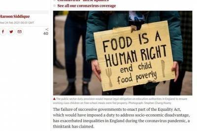 В Британии бьют тревогу из-за растущего неравенства между гражданами - mk.ru - Англия