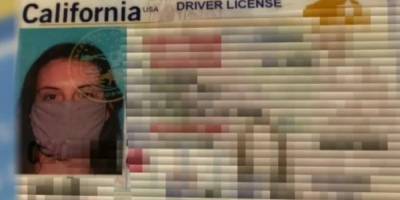 В США женщина получила водительское удостоверение с ее фотографией в маске для лица - nv.ua - Сша - штат Калифорния