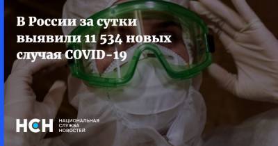 В России за сутки выявили 11 534 новых случая COVID-19 - nsn.fm - Россия
