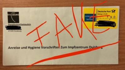 Новый вид мошенничества: €1900 за фальшивое письмо из центра вакцинации - germania.one - Берлин
