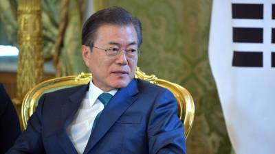 Джозеф Байден - Мун Чжэин - Байден и глава Южной Кореи договорились о сотрудничестве - riafan.ru - Сша - Южная Корея - Сеул