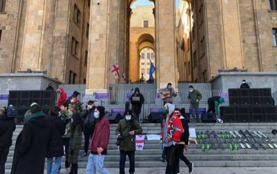 В Грузии проходят протесты против карантина, требуют открыть экономику - rbc.ua - Грузия - Тбилиси