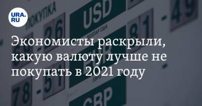 Михаил Коган - Экономисты раскрыли, какую валюту лучше не покупать в 2021 году - ura.news
