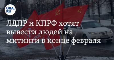 ЛДПР и КПРФ хотят вывести людей на митинги в конце февраля - ura.news - Россия