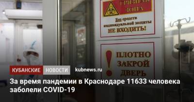 Евгений Наумов - За время пандемии в Краснодаре 11633 человека заболели COVID-19 - kubnews.ru - Краснодар