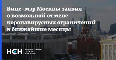 Владимир Ефимов - Вице-мэр Москвы заявил о возможной отмене коронавирусных ограничений в ближайшие месяцы - nsn.fm - Москва