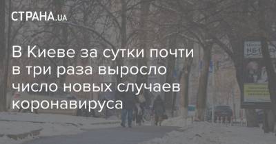 Виталий Кличко - В Киеве за сутки почти в три раза выросло число новых случаев коронавируса - strana.ua - Киев