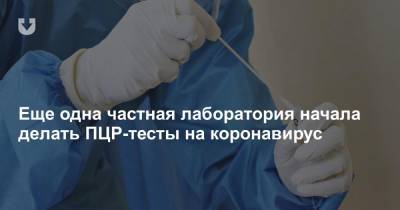 Еще одна частная лаборатория начала делать ПЦР-тесты на коронавирус - news.tut.by - Минск