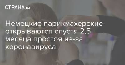 Ангела Меркель - Немецкие парикмахерские открываются спустя 2,5 месяца простоя из-за коронавируса - strana.ua