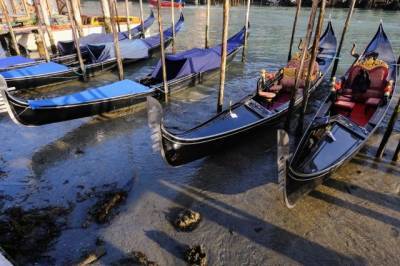 В Венеции из-за отливов упал уровень воды в каналах - aif.ru