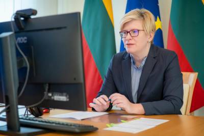 Ингрида Шимоните - Литва предложила помощь Эстонии, ждет ответа, чем могла бы помочь – премьер - obzor.lt - Эстония - Литва
