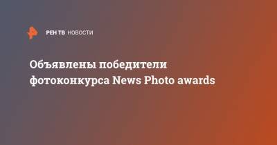 Илья Питалев - Объявлены победители фотоконкурса News Photo awards - ren.tv - Россия - Москва