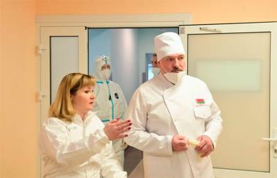 Александр Лукашенко - Борьба с COVID-19 в регионах: Лукашенко посетил красную зону Молодечненской районной больницы - ont.by