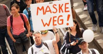 В нескольких городах Германии прошли акции "коронаскептиков" (ВИДЕО) - dsnews.ua - Германия