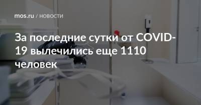 За последние сутки от COVID-19 вылечились еще 1110 человек - mos.ru - Москва