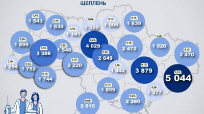 Карта вакцинации: ситуация в областях Украины на 14 марта - ru.slovoidilo.ua - Украина - Донецкая обл.