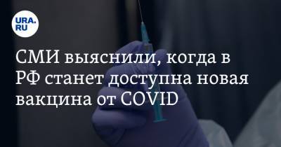 СМИ выяснили, когда в РФ станет доступна новая вакцина от COVID - ura.news - Россия