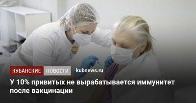 Анна Попова - У 10% привитых не вырабатывается иммунитет после вакцинации - kubnews.ru - Россия
