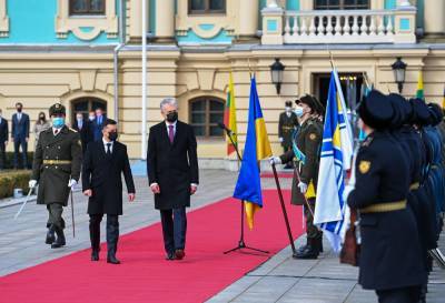 Гитанас Науседа - Президент Литвы привез на Украину "европейские перспективы" - obzor.lt - Украина - Евросоюз - Литва