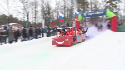Жители Заречного проводили зиму массовым катанием на санях - penzainform.ru