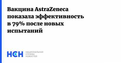 Вакцина AstraZeneca показала эффективность в 79% после новых испытаний - nsn.fm - Сша - Чили