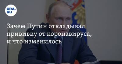 Владимир Путин - Зачем Путин откладывал прививку от коронавируса, и что изменилось - ura.news - Россия