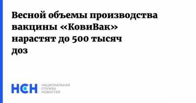 Айдар Ишмухаметов - Весной объемы производства вакцины «КовиВак» нарастят до 500 тысяч доз - nsn.fm - Россия