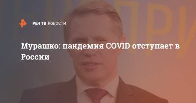 Михаил Мурашко - Мурашко: пандемия COVID отступает в России - ren.tv - Россия