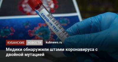 Медики обнаружили штамм коронавируса с двойной мутацией - kubnews.ru - Англия