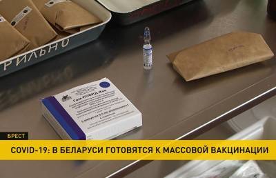 COVID-19: в Беларуси готовятся к массовой вакцинации - ont.by