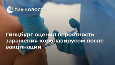 Александр Гинцбург - Гинцбург оценил вероятность заражения коронавирусом после вакцинации - ria.ru - Россия - Москва