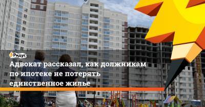 Андрей Некрасов - Адвокат рассказал, как должникам по ипотеке не потерять единственное жилье - ridus.ru - Россия