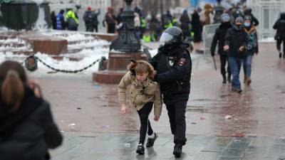 Алексей Навальный - "Медиазона": в России после январских митингов — 100 политзаключенных - svoboda.org - Россия - Москва