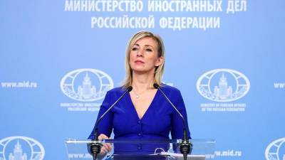 Мария Захарова - Захарова прокомментировала санкции США и ЕС против России - iz.ru - Россия - Евросоюз - Израиль - Брюссель - Вашингтон