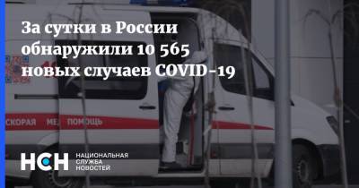 За сутки в России обнаружили 10 565 новых случаев COVID-19 - nsn.fm - Россия - Санкт-Петербург - Москва